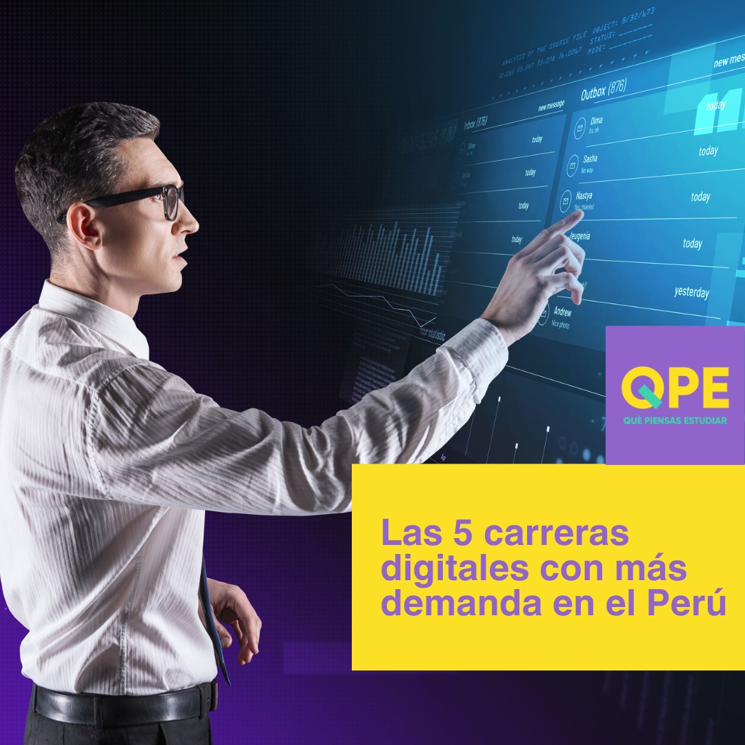 Las 5 carreras digitales con más demanda en el Perú