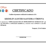 Curso de ofimática gratis con certificado
